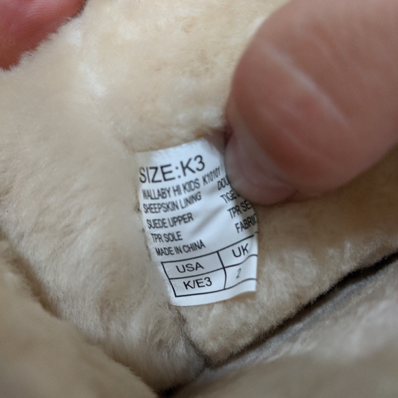 EMU Kids Size 3 Chocolate Boot - Picture 6 of 6